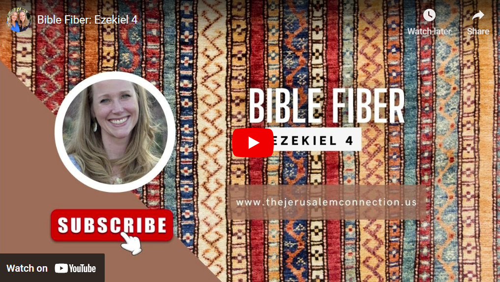 Bible Fiber: Ezekiel 4