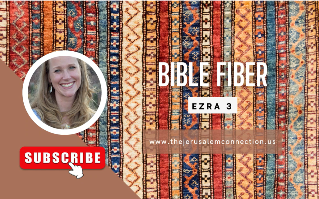 Bible Fiber: Ezra 3